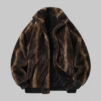 Veste en Velours à Capuche
