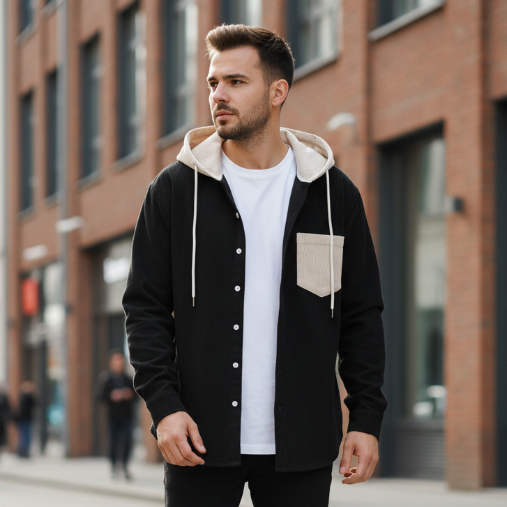 Chemise Cardigan Rayée