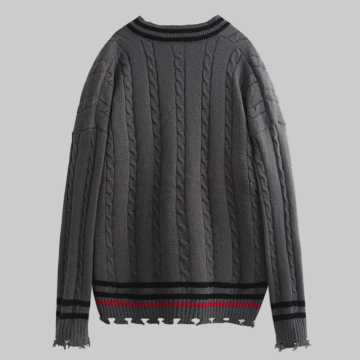 Pull ample style rétro