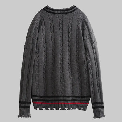 Pull ample style rétro