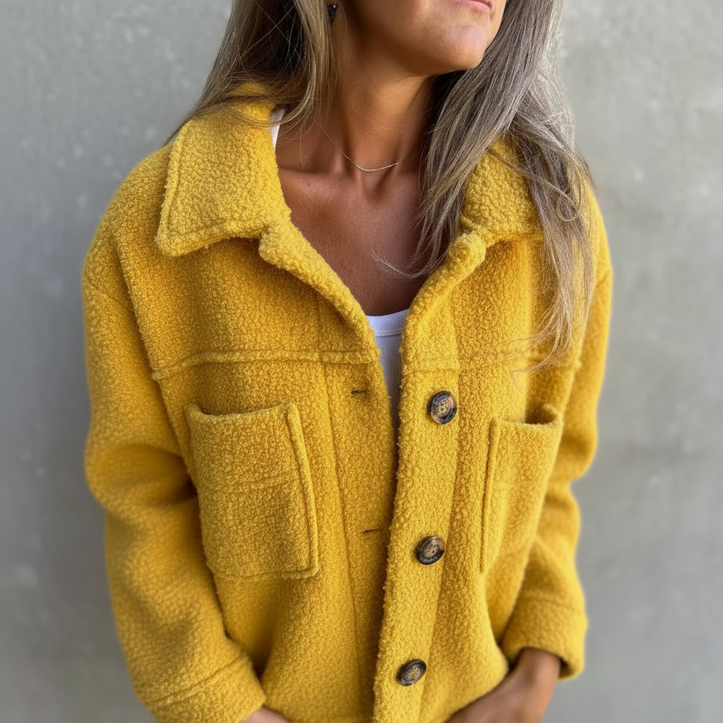 Veste – Laine d’agneau, style élégant