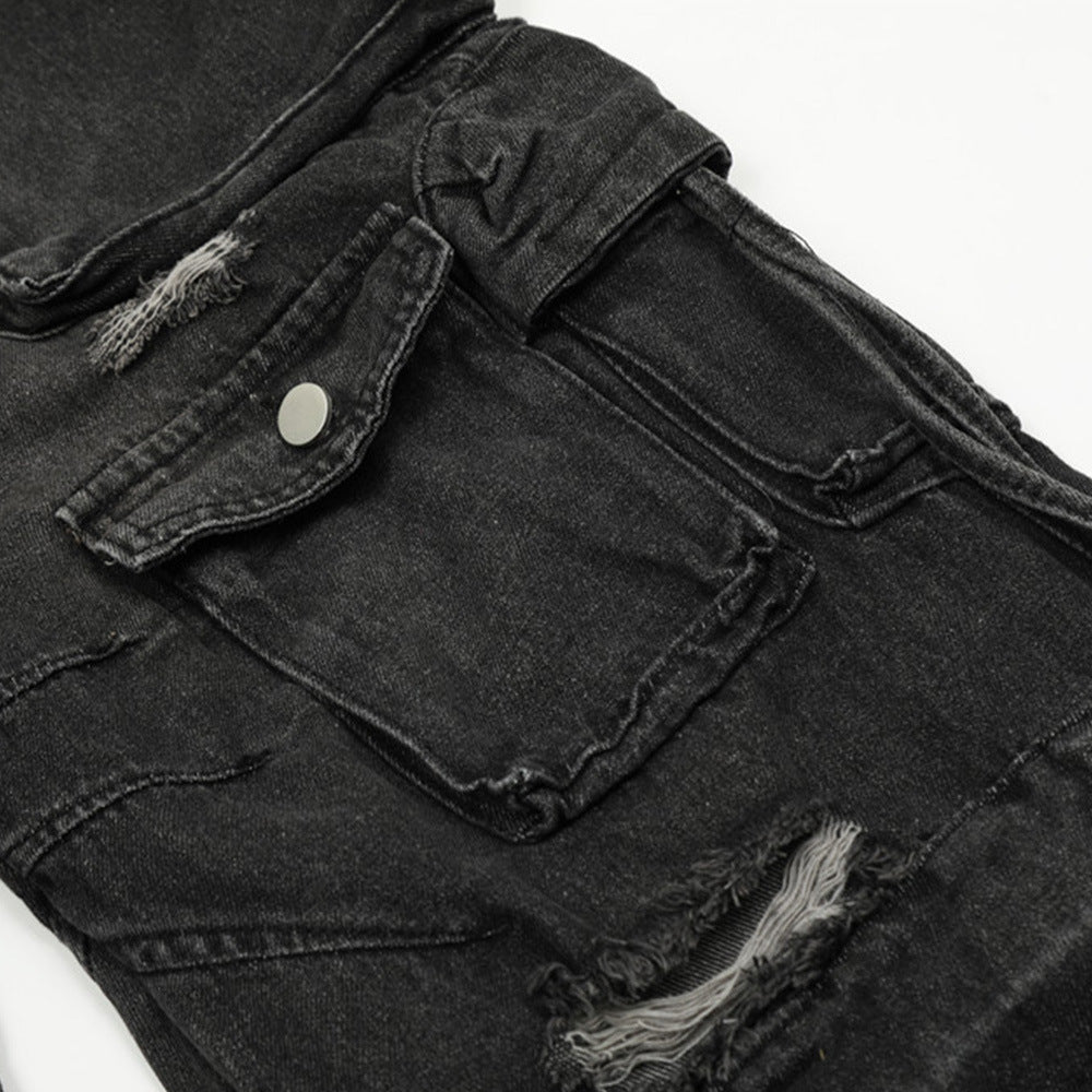 Jean à Multi-poches, Style Workwear