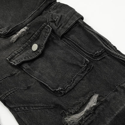 Jean à Multi-poches, Style Workwear