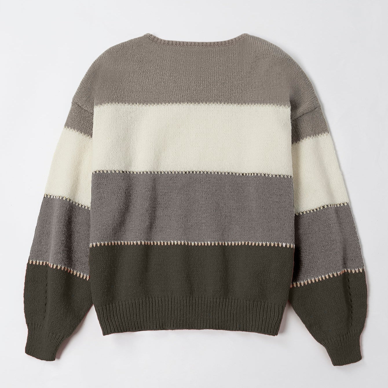 Pull casual – Style moderne et contrasté