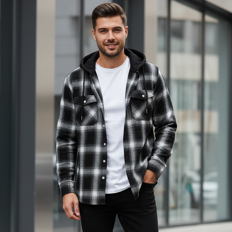 Chemise à Carreaux En Flanelle