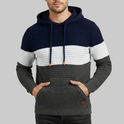 Sweat à Capuche, Jacquard  Chaud & Confortable