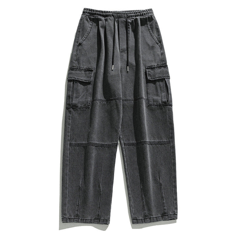 Jeans de poche double en trois dimensions