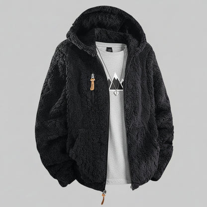 Veste à Capuche Chaude Avec Doublure