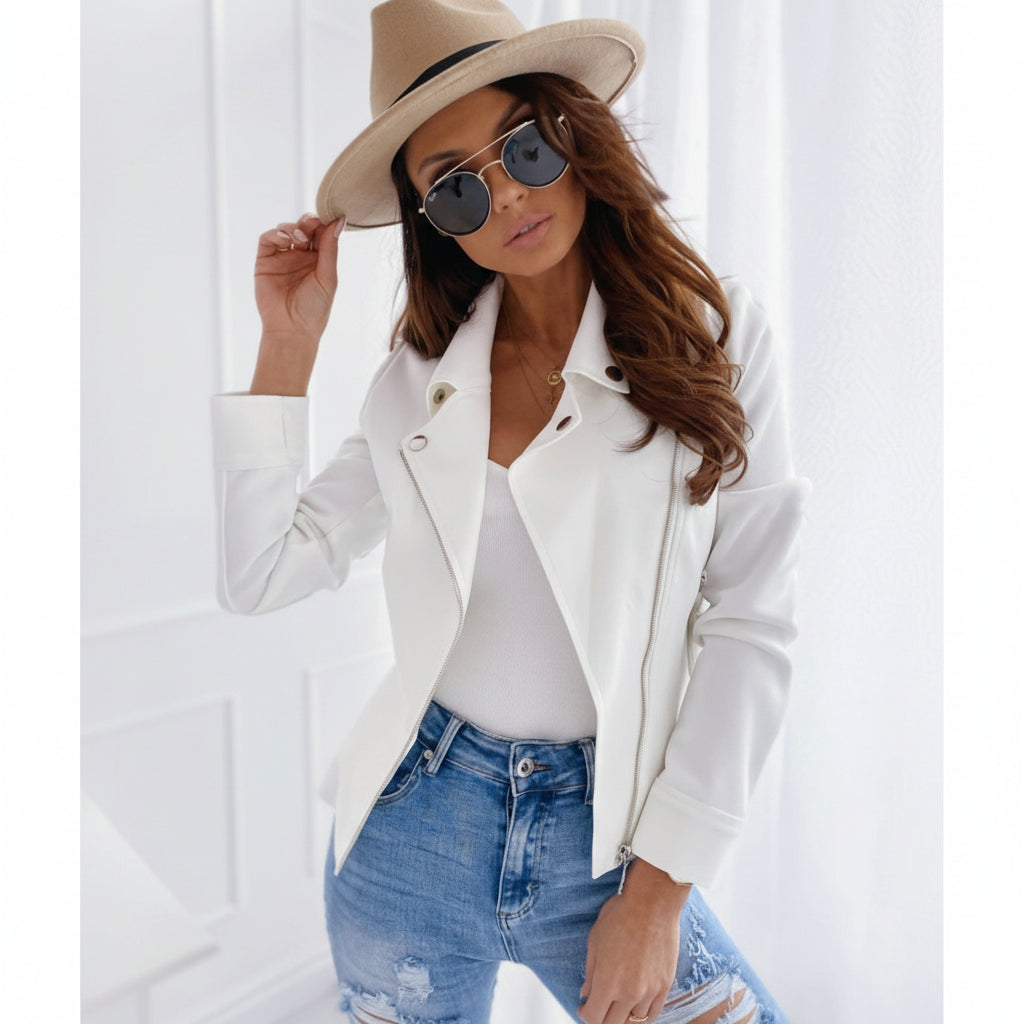 Veste Milos – Cuir suédé élégant