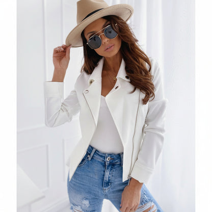 Veste Milos – Cuir suédé élégant