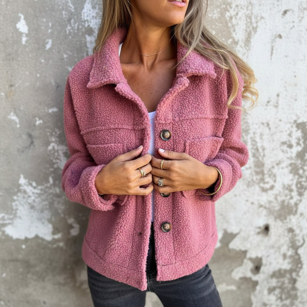Veste – Laine d’agneau, style élégant
