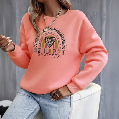 Pull basique – Motif cœur élégant