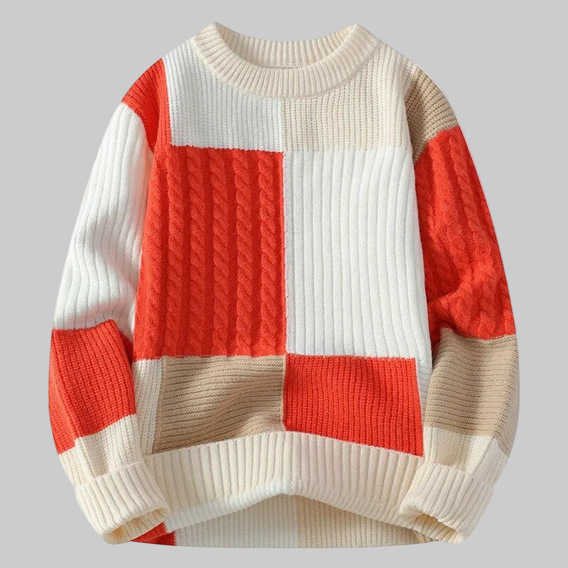 Pull Décontracté à Col Rond