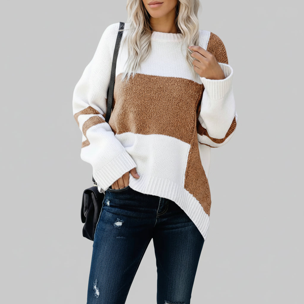 Pull – Casual, coutures contrastées