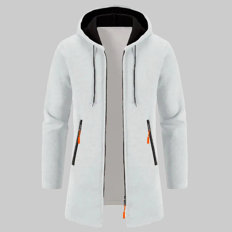 Cardigan à Capuche En Velours Fin