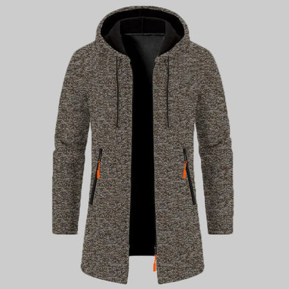 Cardigan à Capuche En Velours Fin