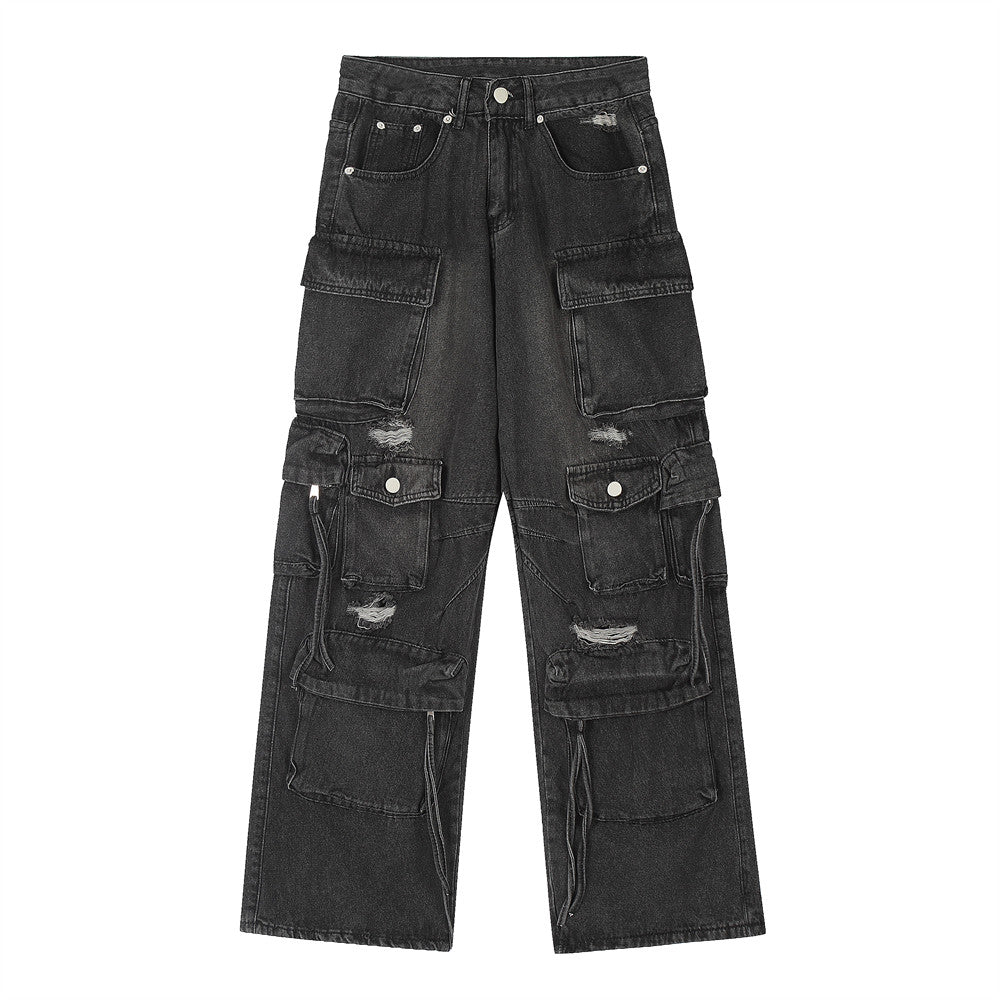 Jean à Multi-poches, Style Workwear