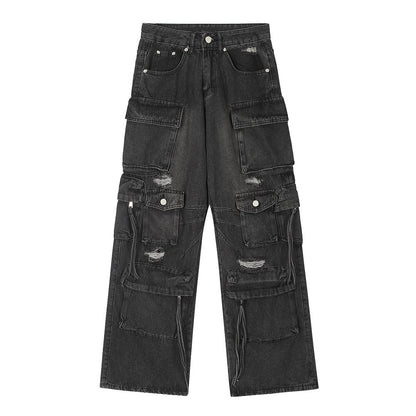 Jean à Multi-poches, Style Workwear