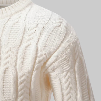 Pull à Col Rond Chaud Et Décontracté