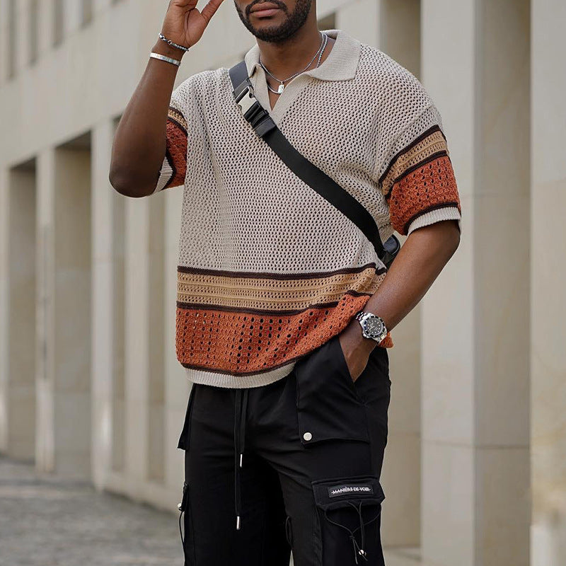 T-shirt En Laine à Manches Courte