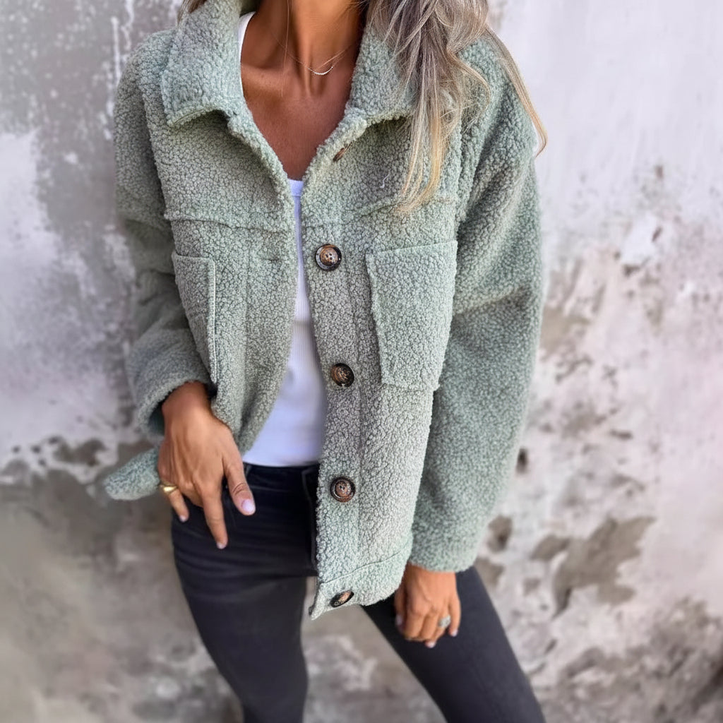 Veste – Laine d’agneau, style élégant