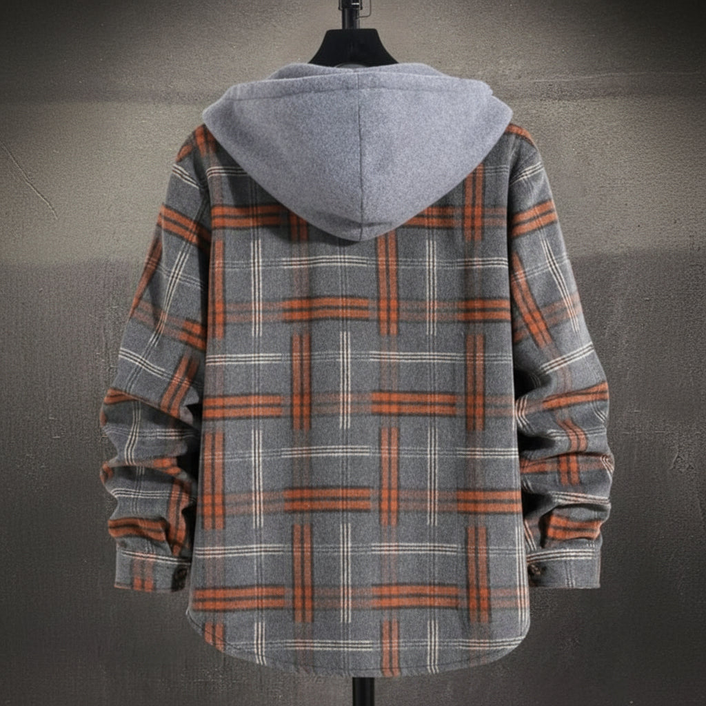 Chemise à Carreaux Imprimée