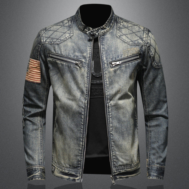 Veste Vintage Avec Fermeture Éclair