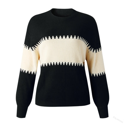 Pull – Style casual, maille rayée