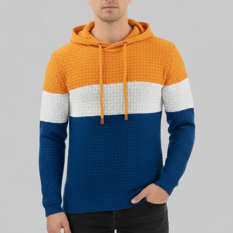 Sweat à Capuche, Jacquard  Chaud & Confortable