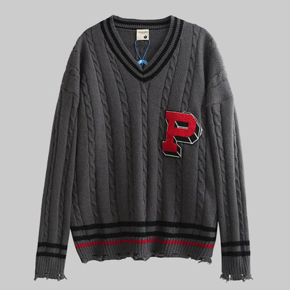 Pull ample style rétro