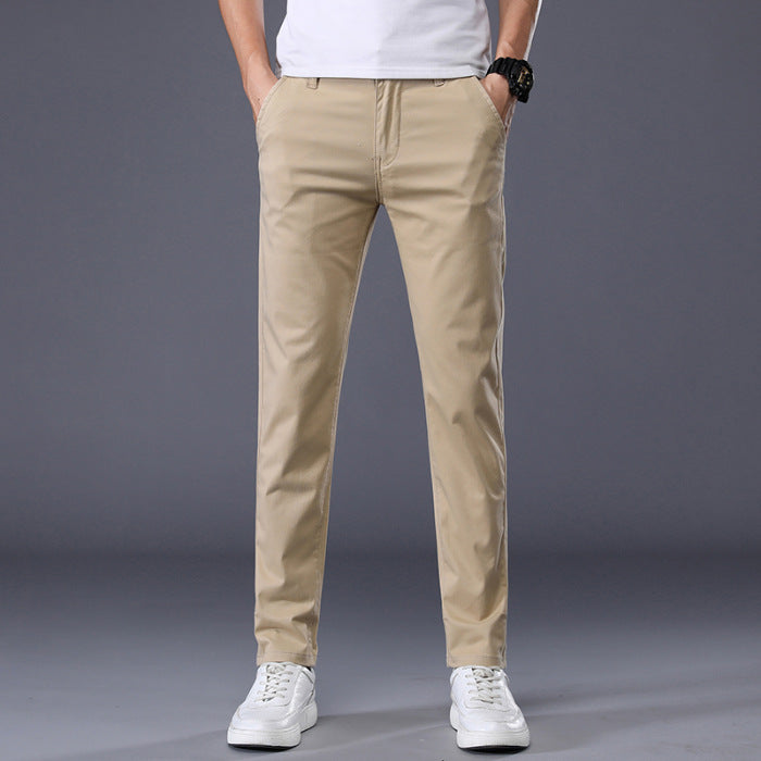 Pantalon Décontracté, Slim Et Élastique