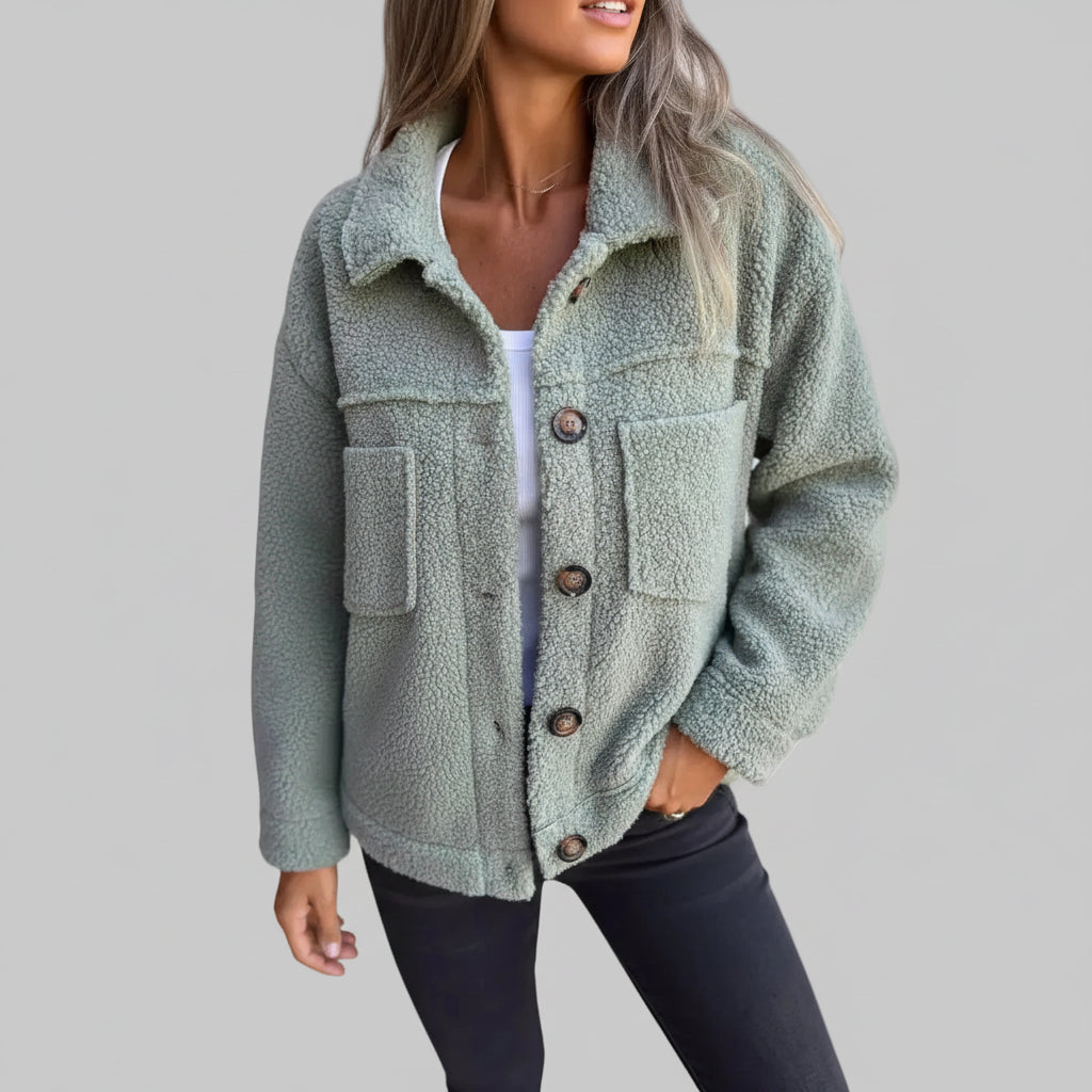 Veste – Laine d’agneau, style élégant