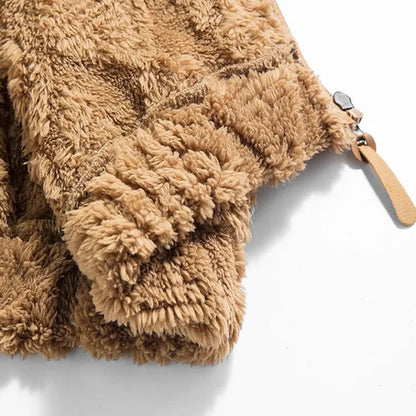 Veste à Capuche Chaude Avec Doublure
