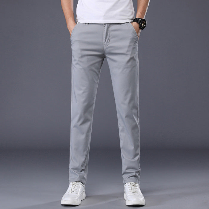 Pantalon Décontracté, Slim Et Élastique
