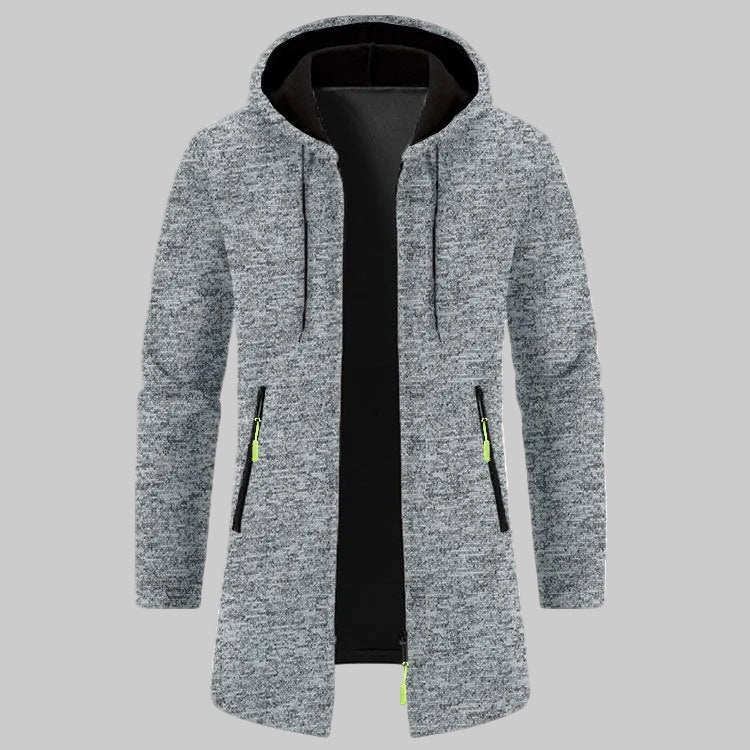 Cardigan à Capuche En Velours Fin