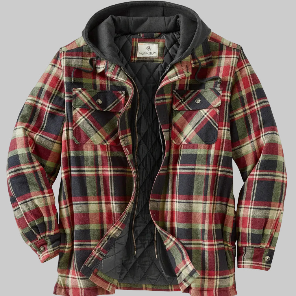 Veste En Coton Imprimé à Carreaux
