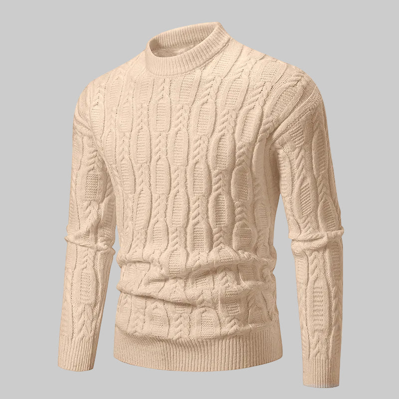 Pull à Col Rond Chaud Et Décontracté