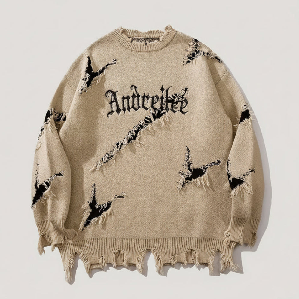 Pull Vintage Streetwear Jacquard