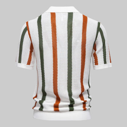 Polo Tricoté Respirant Et Ajouré