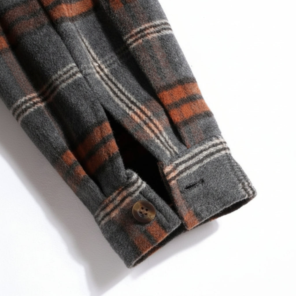 Chemise à Carreaux Imprimée