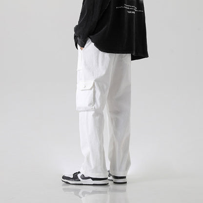 Pantalon Cargo en Velours Côtelé