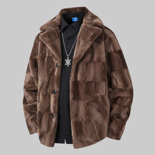 Veste Épais en Fourrure