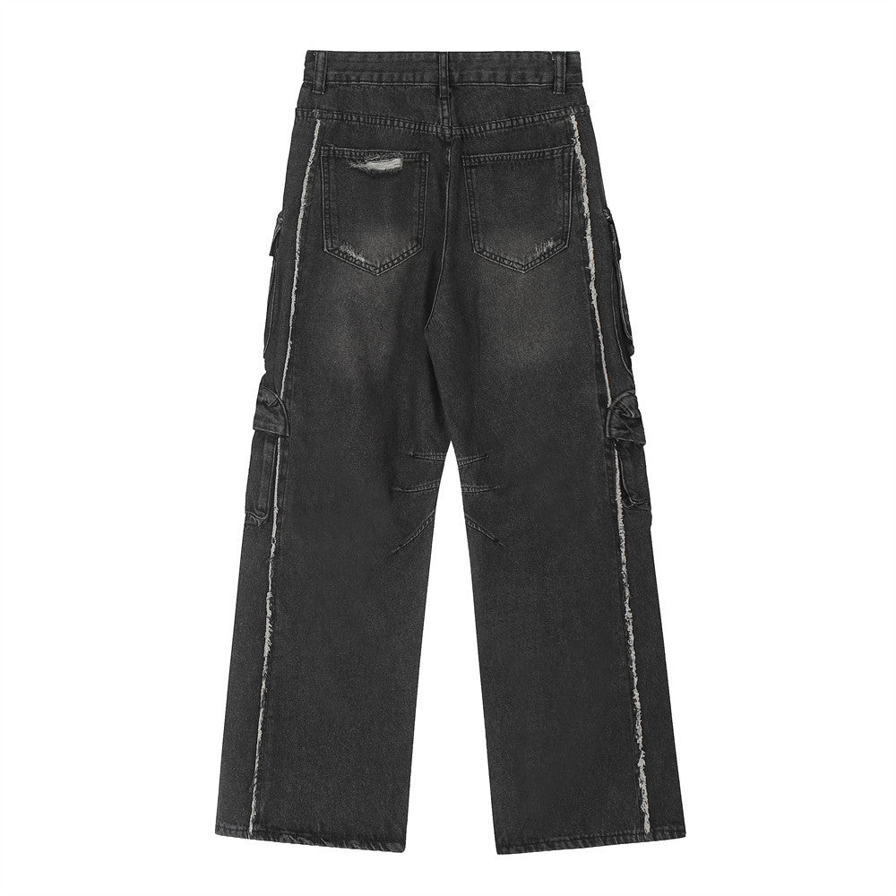Jean à Multi-poches, Style Workwear