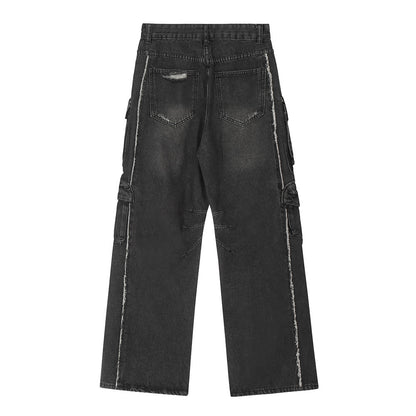 Jean à Multi-poches, Style Workwear