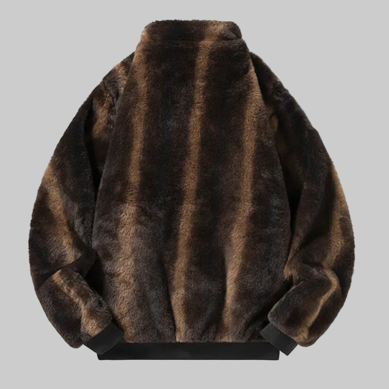 Veste en Velours à Capuche