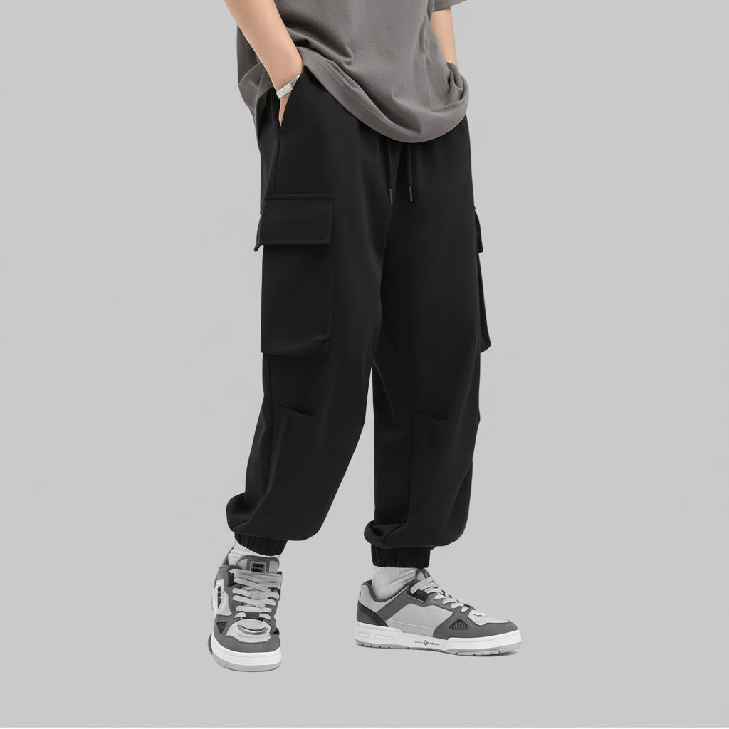 Pantalon Cargo Ample et Effet Fuselé