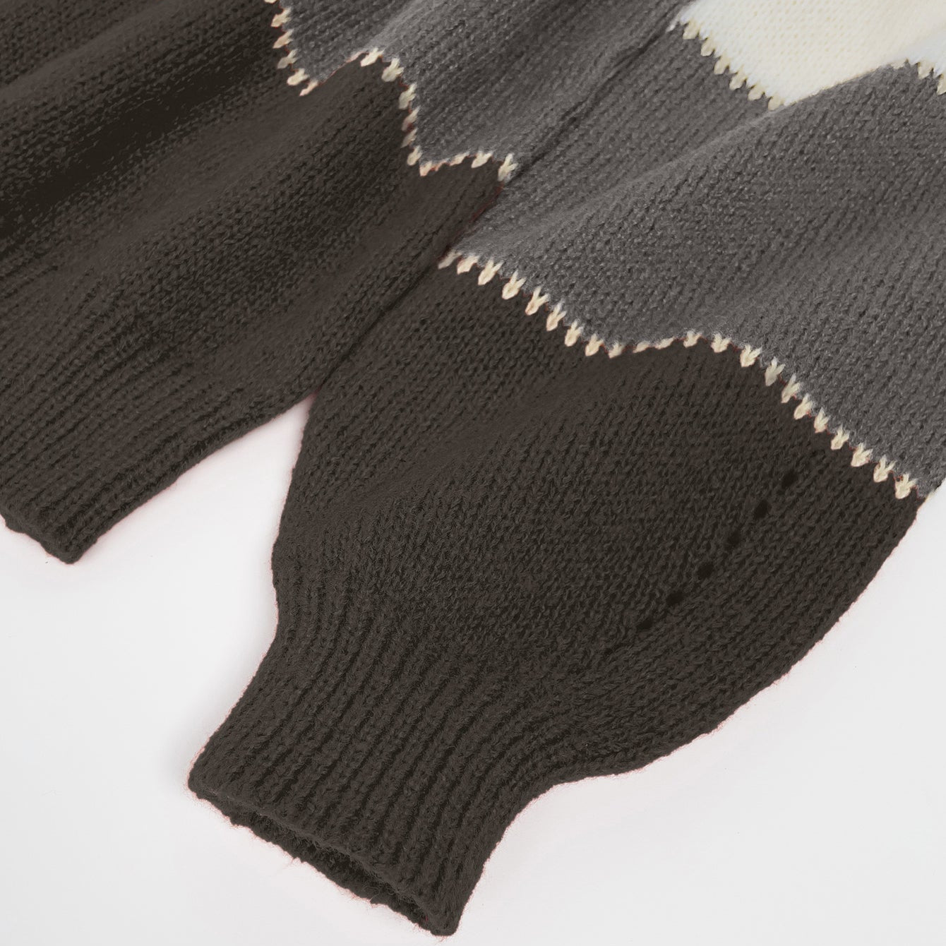 Pull casual – Style moderne et contrasté