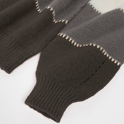 Pull casual – Style moderne et contrasté
