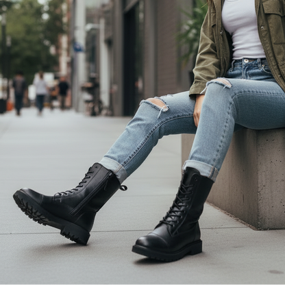 Bottes en cuir