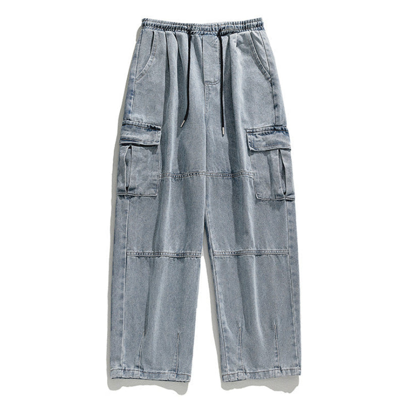 Jeans de poche double en trois dimensions